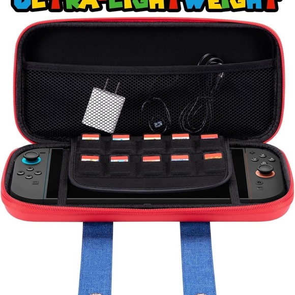 Protective Carrying Case for Nintendo Switch 2 & OLED - Mario Style - BRAND NEW